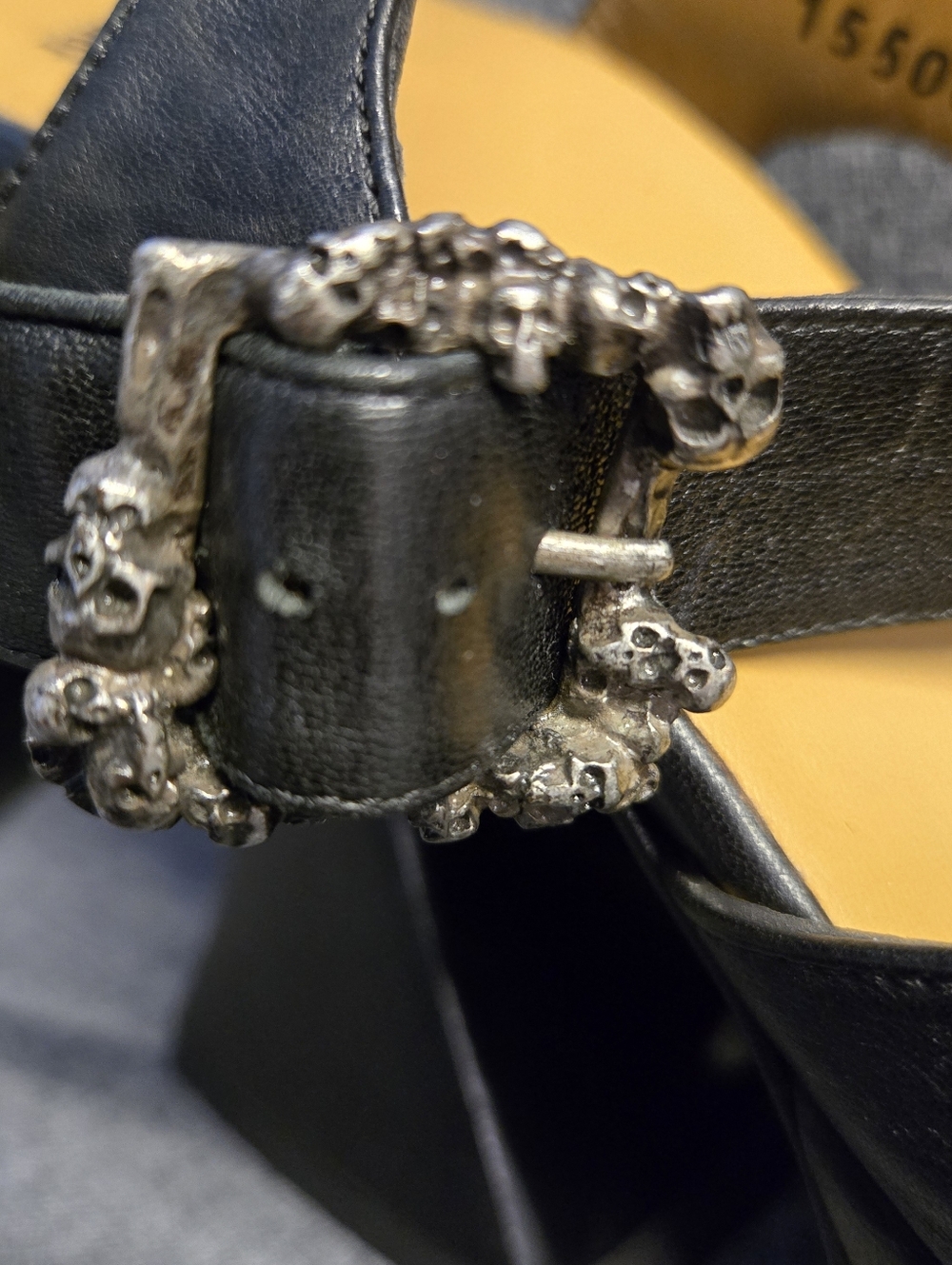 John Fluevog x Anna Sui Deee Munsters Black Platform Heels Sculptural Size 9 - Picture 7 of 9